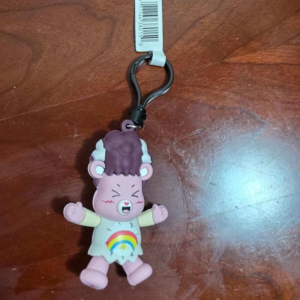 Cheer Bear Bride Of Frankenstein 3D PVC Bag Clip